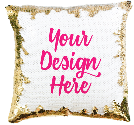 Custom Sequin Pillow