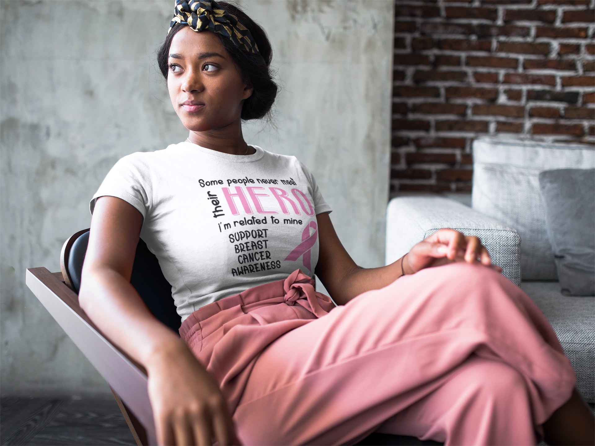 Hero Tee - Breast Cancer Awareness